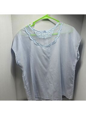 Elegant Sky Blue Women's Blouse